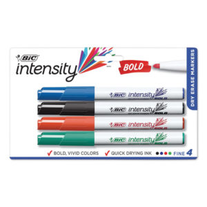 BIC® Intensity® Bold Pocket-Style Dry Erase Marker