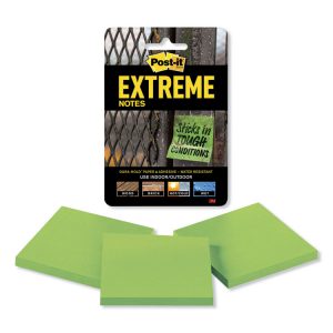 Post-it® Extreme Notes Water-Resistant Self-Stick Notes