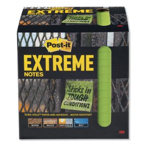 Post-it® Extreme Notes Water-Resistant Self-Stick Notes