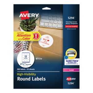 Avery® High-Visibility ID Labels