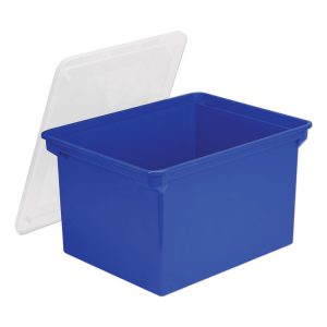 Storex Plastic File Tote