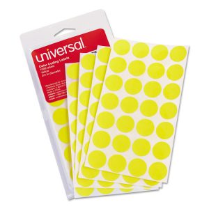 Universal® Self-Adhesive Removable Color-Coding Labels