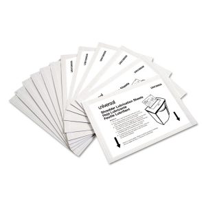 Universal® Shredder Lubricant Sheets