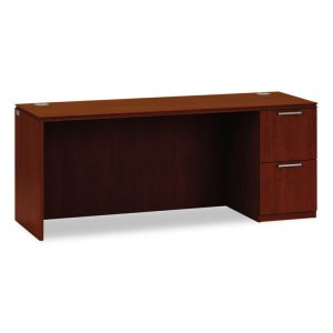 HON® Arrive Series Wood Veneer Single Pedestal Credenza