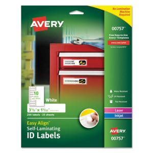 Avery® Self-Laminating ID Labels