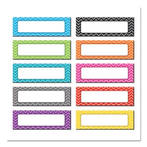 Teacher Created Resources Chevron Labels Magnetic Accents