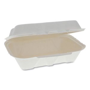 Pactiv EarthChoice® Bagasse Hinged Lid Container