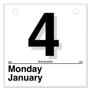 AT-A-GLANCE® "Today Is" Daily Wall Calendar Refill