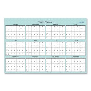 Blue Sky® Picadilly Laminated Erasable Wall Calendar