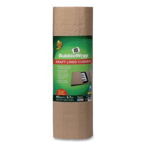 Duck® Kraft Lined Bubble Wrap® Cushioning