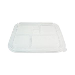 World Centric® PLA Lids for Fiber Containers