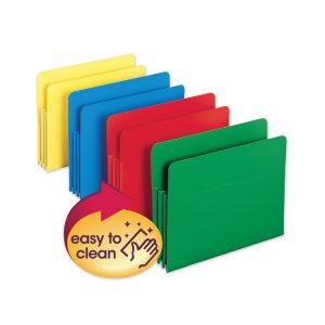 Smead® Poly Drop Front File Pockets