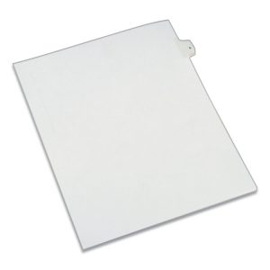 Avery® Preprinted Legal Exhibit Index Tab Dividers with Black and White Tabs