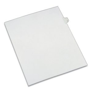 Avery® Preprinted Legal Exhibit Index Tab Dividers with Black and White Tabs