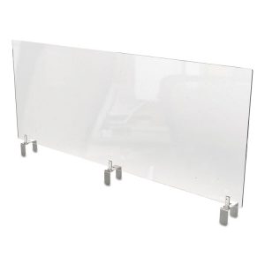 Ghent Clear Partition Extender with Attached Clamp