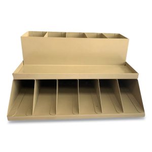 CONTROLTEK® Coin Wrapper and Bill Strap Two-Tier Rack