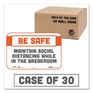 Tabbies® BeSafe Messaging Repositionable Wall & Door Safety Signs