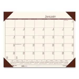House of Doolittle™ EcoTones® 100% Recycled Monthly Desk Pad Calendar