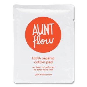 Aunt Flow® 100% Organic Cotton Day Pads with Wings