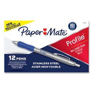 Paper Mate® Profile™ Retractable Metal Ballpoint Pen