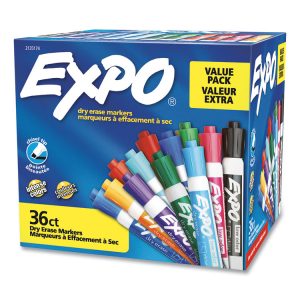 EXPO® Low Odor Dry Erase Vibrant Color Markers