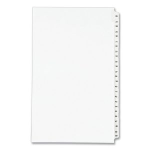 Avery® Preprinted Avery® Style Legal Dividers
