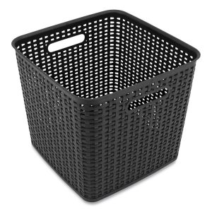 Advantus Plastic Weave Bin